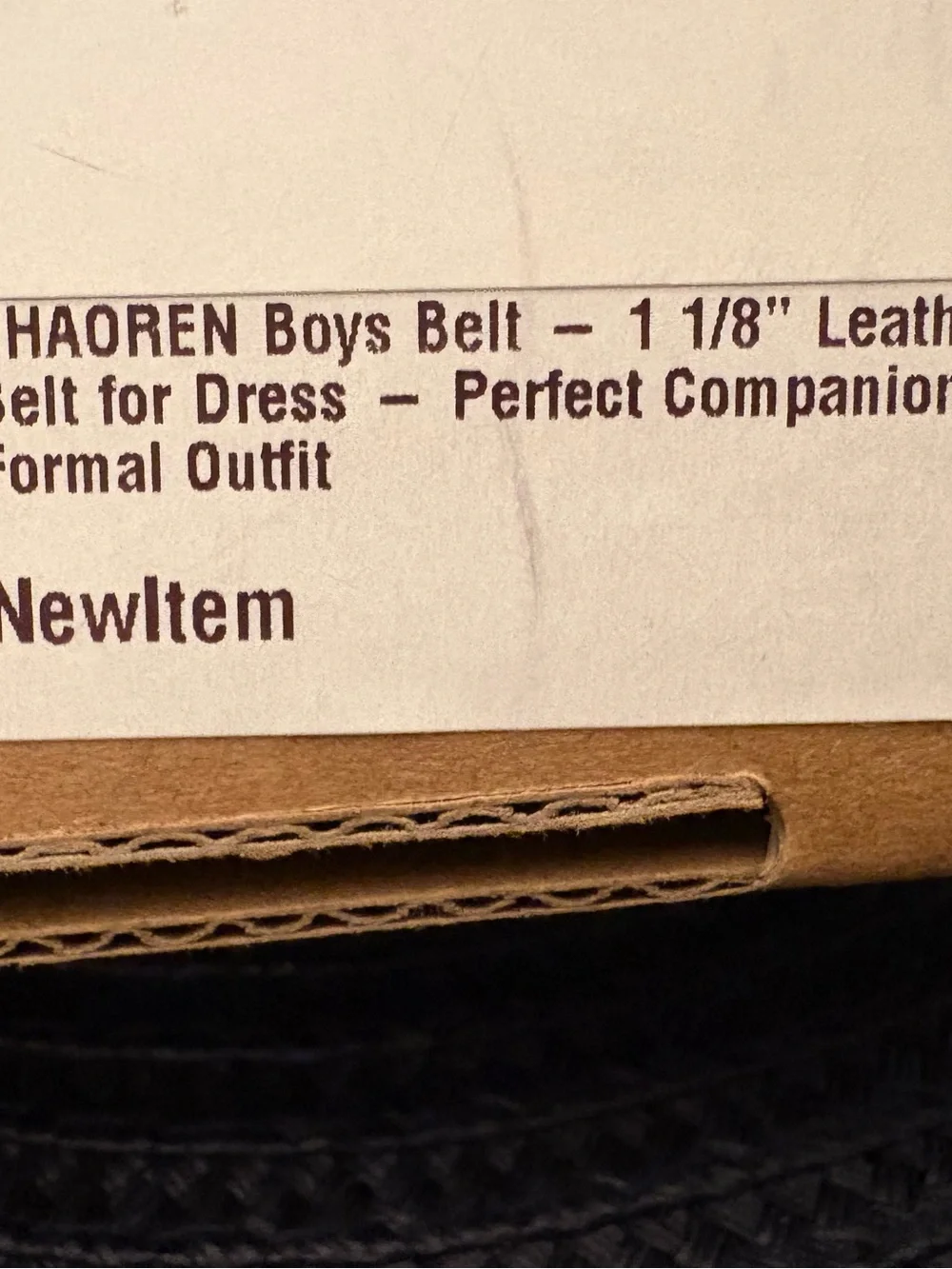 CHAOREN Boys Belt - 1 1/8